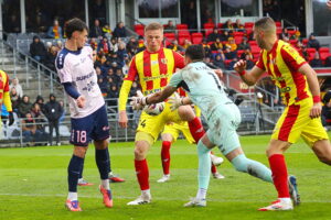 18.10.2025. Kielce. Mecz 12. kolejki PKO BP Ekstraklasy: Korona Kielce - Górnik Zabrze / Fot. Wiktor Taszłow - Radio Kielce