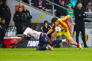 18.10.2025. Kielce. Mecz 12. kolejki PKO BP Ekstraklasy: Korona Kielce - Górnik Zabrze / Fot. Wiktor Taszłow - Radio Kielce