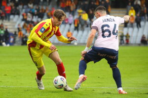 18.10.2025. Kielce. Mecz 12. kolejki PKO BP Ekstraklasy: Korona Kielce - Górnik Zabrze / Fot. Wiktor Taszłow - Radio Kielce