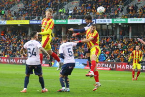 18.10.2025. Kielce. Mecz 12. kolejki PKO BP Ekstraklasy: Korona Kielce - Górnik Zabrze / Fot. Wiktor Taszłow - Radio Kielce