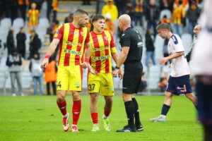 18.10.2025. Kielce. Mecz 12. kolejki PKO BP Ekstraklasy: Korona Kielce - Górnik Zabrze / Fot. Wiktor Taszłow - Radio Kielce