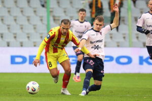 18.10.2025. Kielce. Mecz 12. kolejki PKO BP Ekstraklasy: Korona Kielce - Górnik Zabrze / Fot. Wiktor Taszłow - Radio Kielce