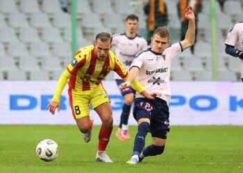 18.10.2025. Kielce. Mecz 12. kolejki PKO BP Ekstraklasy: Korona Kielce - Górnik Zabrze / Fot. Wiktor Taszłow - Radio Kielce