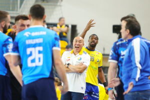 19.10.2025. Kielce. Mecz Industria Kielce - Orlen Wisła Płock / Fot. Wiktor Taszłow - Radio Kielce