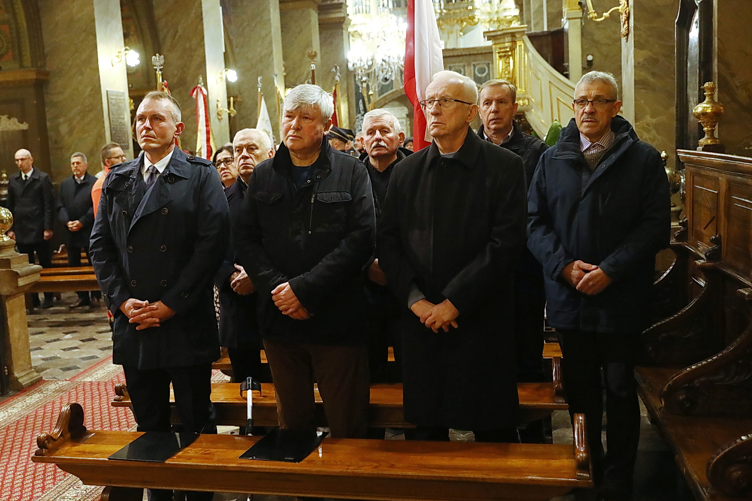 Pamięć o ks. Jerzym wciąż trwa i kształtuje nasze poczucie tożsamości - Radio Kielce 19.10.2025. Kielce. Bazylika Katedralna. Msza święta w intencji Ojczyzny, patrona Solidarności oraz świata pracy / Fot. Wiktor Taszłow - Radio Kielce
