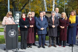 21.10.2025. Zagnańsk. Akcja "Tysiąc dębów na Tysiąclecie" / Fot. Wiktor Taszłow - Radio Kielce