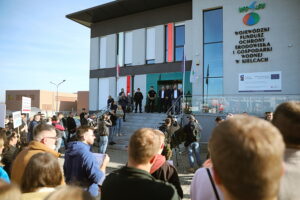 23.10.2025. Kielce. WFOŚiGW. Protest przedsiębiorców / Fot. Wiktor Taszłow - Radio Kielce
