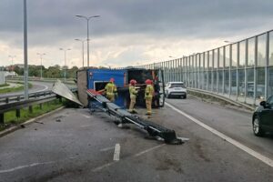 01.10.2025. Kielce. Ul. Grunwaldzka. Wypadek / Fot. policja