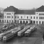 Kielce. Lata 1960-1966. Dworzec kolejowy / źródło: fotopolska.eu