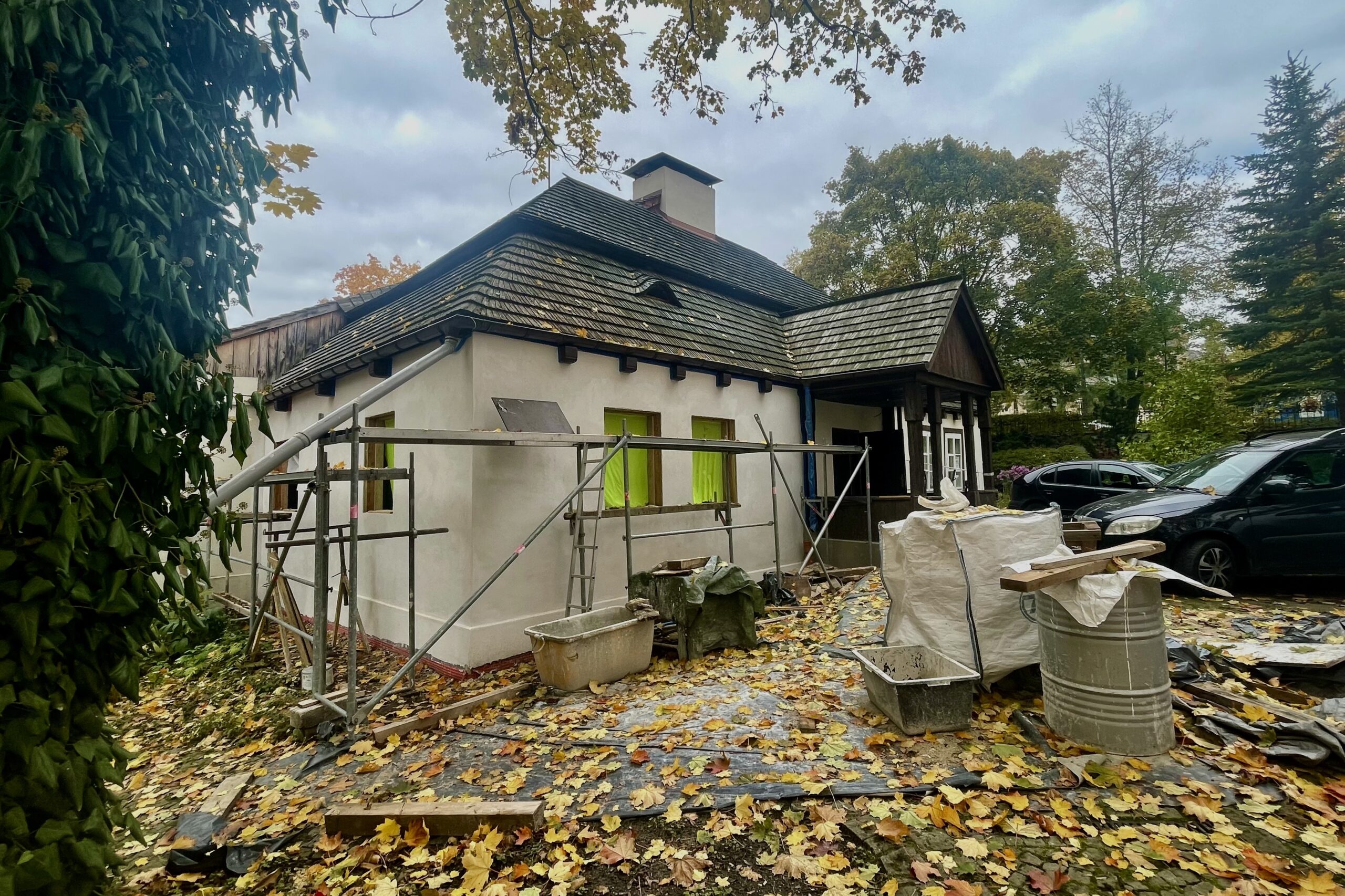 Prace w Dworku Laszczyków potrwają dłużej - Radio Kielce 19.10.2025. Kielce. Dworek Laszczyków / Fot. Dorota Klusek - Radio Kielce
