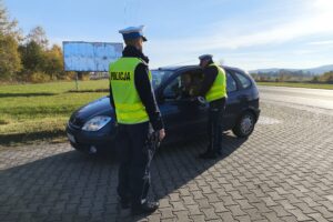 23.10.2025. Kielce. Kampania „Twoje światła – Nasze bezpieczeństwo” / Fot. Dariusz Kuc - Radio Kielce