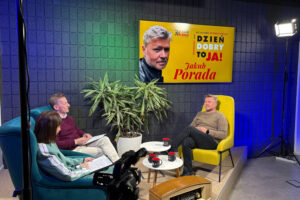 Audycja „Dzień Dobry, to Ja! Rozmowy inne niż wszystkie w Radiu Kielce”. Jakub Porada / Fot. Anna Sokołowska - Radio Kielce