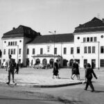 Kielce. 1965 r. Dworzec kolejowy / źródło: fotopolska.eu