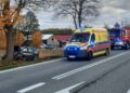 19.10.2025. Rozgół. Wypadek / Fot. PSP Końskie