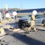 31.10.2025. Szewce. Zdarzenie drogowe / Fot. Na Drodze Świętokrzyskie