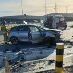 31.10.2025. Szewce. Zdarzenie drogowe / Fot. Na Drodze Świętokrzyskie