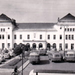 Kielce. 1961 rok. Dworzec kolejowy / źródło: fotopolska.eu