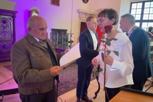 Andrzej Nowak-Arczewski laureatem Nagrody Bonum Publicum - Radio Kielce 26.10.2025. Sandomierz. Zamek Królewski w Sandomierzu. XXII edycja Bonum Publicum - Nagrody Miasta Sandomierza / Fot. Grażyna Szlęzak-Wójcik - Radio Kielce