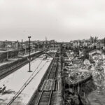 Kielce. 1968 rok. Dworzec kolejowy / źródło: fotopolska.eu