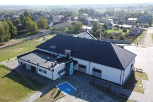 Nowa remiza w Tokarni / źródło: Urząd Gminy i Miasta Chęciny