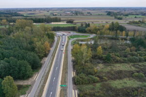 22.10.2025 Obwodnica Nowego Korczyna / Fot. Jarosław Kubalski - Radio Kielce