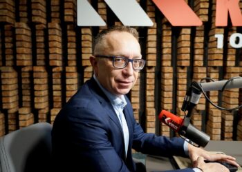 06.10.2025. Radio Kielce. Rozmowa Dnia. Na zdjęciu: Artur Gierada - przewodniczący świętokrzyskiej Platformy Obywatelskiej / Fot. Piotr Kwaśniewski - Radio Kielce