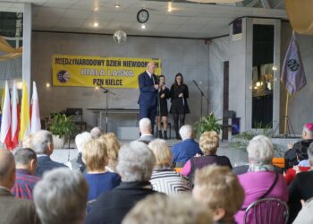 16.10.2025. Kielce. Dzień Białej Laski / Fot. Piotr Kwaśniewski - Radio Kielce