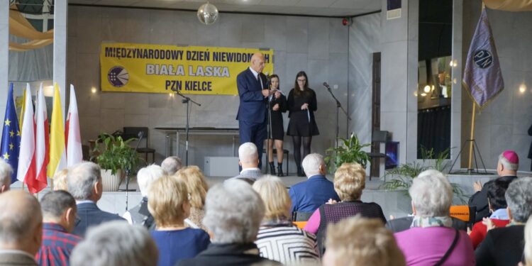 16.10.2025. Kielce. Dzień Białej Laski / Fot. Piotr Kwaśniewski - Radio Kielce