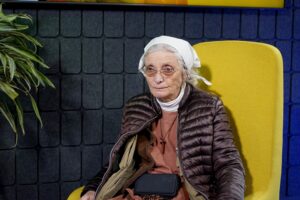 Siostra Małgorzata Chmielewska „ceruje świat” - Radio Kielce Audycja „Dzień Dobry, to Ja! Rozmowy inne niż wszystkie w Radiu Kielce”. Małgorzata Chmielewska / Fot. Piotr Kwaśniewski - Radio Kielce