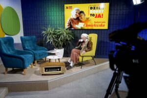 Siostra Małgorzata Chmielewska „ceruje świat” - Radio Kielce Audycja „Dzień Dobry, to Ja! Rozmowy inne niż wszystkie w Radiu Kielce”. Małgorzata Chmielewska / Fot. Piotr Kwaśniewski - Radio Kielce