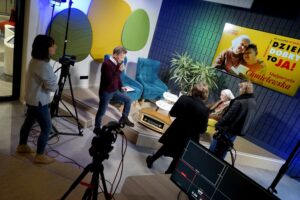 Siostra Małgorzata Chmielewska „ceruje świat” - Radio Kielce Audycja „Dzień Dobry, to Ja! Rozmowy inne niż wszystkie w Radiu Kielce”. Małgorzata Chmielewska / Fot. Piotr Kwaśniewski - Radio Kielce