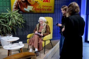 Siostra Małgorzata Chmielewska „ceruje świat” - Radio Kielce Audycja „Dzień Dobry, to Ja! Rozmowy inne niż wszystkie w Radiu Kielce”. Małgorzata Chmielewska / Fot. Piotr Kwaśniewski - Radio Kielce