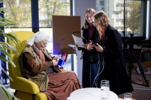 Siostra Małgorzata Chmielewska „ceruje świat” - Radio Kielce Audycja „Dzień Dobry, to Ja! Rozmowy inne niż wszystkie w Radiu Kielce”. Małgorzata Chmielewska / Fot. Piotr Kwaśniewski - Radio Kielce