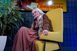 Siostra Małgorzata Chmielewska „ceruje świat” - Radio Kielce Audycja „Dzień Dobry, to Ja! Rozmowy inne niż wszystkie w Radiu Kielce”. Małgorzata Chmielewska / Fot. Piotr Kwaśniewski - Radio Kielce