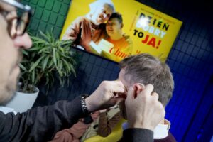 Siostra Małgorzata Chmielewska „ceruje świat” - Radio Kielce Audycja „Dzień Dobry, to Ja! Rozmowy inne niż wszystkie w Radiu Kielce”. Małgorzata Chmielewska / Fot. Piotr Kwaśniewski - Radio Kielce