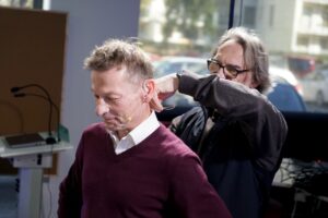 Siostra Małgorzata Chmielewska „ceruje świat” - Radio Kielce Audycja „Dzień Dobry, to Ja! Rozmowy inne niż wszystkie w Radiu Kielce”. Małgorzata Chmielewska / Fot. Piotr Kwaśniewski - Radio Kielce