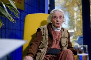 Siostra Małgorzata Chmielewska „ceruje świat” - Radio Kielce Audycja „Dzień Dobry, to Ja! Rozmowy inne niż wszystkie w Radiu Kielce”. Małgorzata Chmielewska / Fot. Piotr Kwaśniewski - Radio Kielce