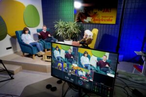 Siostra Małgorzata Chmielewska „ceruje świat” - Radio Kielce Audycja „Dzień Dobry, to Ja! Rozmowy inne niż wszystkie w Radiu Kielce”. Małgorzata Chmielewska / Fot. Piotr Kwaśniewski - Radio Kielce