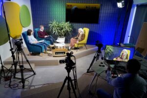 Siostra Małgorzata Chmielewska „ceruje świat” - Radio Kielce Audycja „Dzień Dobry, to Ja! Rozmowy inne niż wszystkie w Radiu Kielce”. Małgorzata Chmielewska / Fot. Piotr Kwaśniewski - Radio Kielce