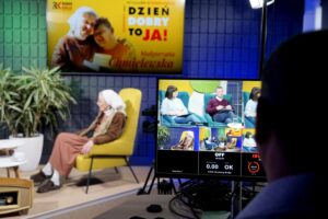 Siostra Małgorzata Chmielewska „ceruje świat” - Radio Kielce Audycja „Dzień Dobry, to Ja! Rozmowy inne niż wszystkie w Radiu Kielce”. Małgorzata Chmielewska / Fot. Piotr Kwaśniewski - Radio Kielce