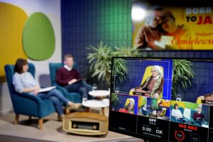 Siostra Małgorzata Chmielewska „ceruje świat” - Radio Kielce Audycja „Dzień Dobry, to Ja! Rozmowy inne niż wszystkie w Radiu Kielce”. Małgorzata Chmielewska / Fot. Piotr Kwaśniewski - Radio Kielce