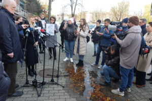 Sąd odroczył rozprawę w sprawie Kamilka - Radio Kielce 29.10.2025 Kielce. Konferencja Fundacji To Ja – Dziecko im. Kamilka Mrozka z udziałem Rzeczniczki Praw Dziecka / Fot. Jarosław Kubalski - Radio Kielce