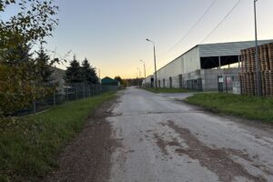 Miejsce jednej z planowanych dróg rowerowych w Piekoszowie / Fot. Marcin Marszałek - Radio Kielce