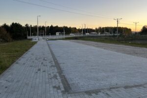 Miejsce jednej z planowanych dróg rowerowych w Piekoszowie / Fot. Marcin Marszałek - Radio Kielce