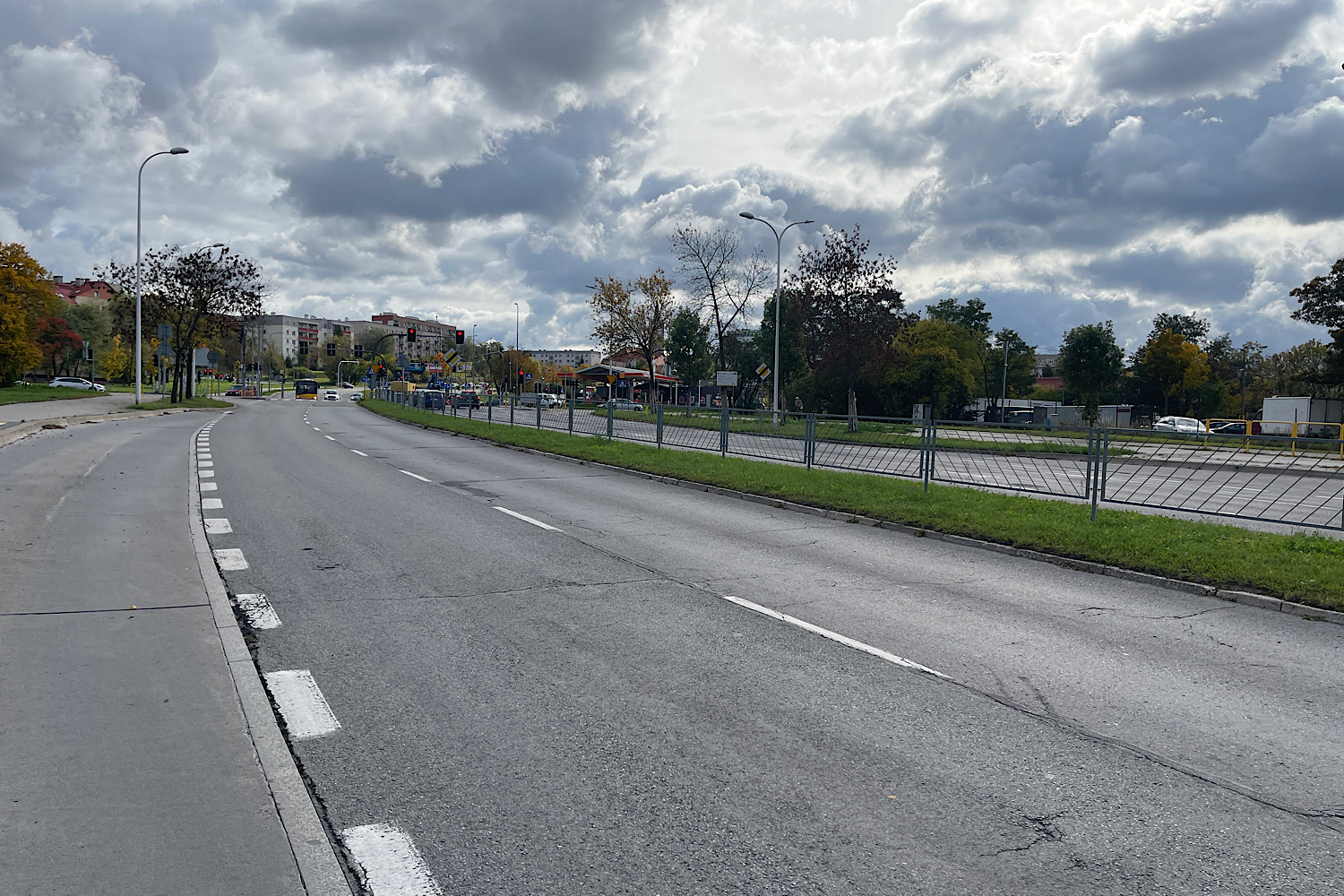 13.10.2025. Kielce. Ulica Orkana / Fot. Wiktor Taszłow - Radio Kielce 13.10.2025. Kielce. Ulica Orkana / Fot. Wiktor Taszłow - Radio Kielce