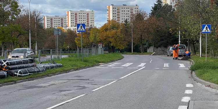 Remont ważnego skrzyżowania wstępem do modernizacji ulicy Orkana - Radio Kielce 13.10.2025. Kielce. Ulica Orkana / Fot. Wiktor Taszłow - Radio Kielce