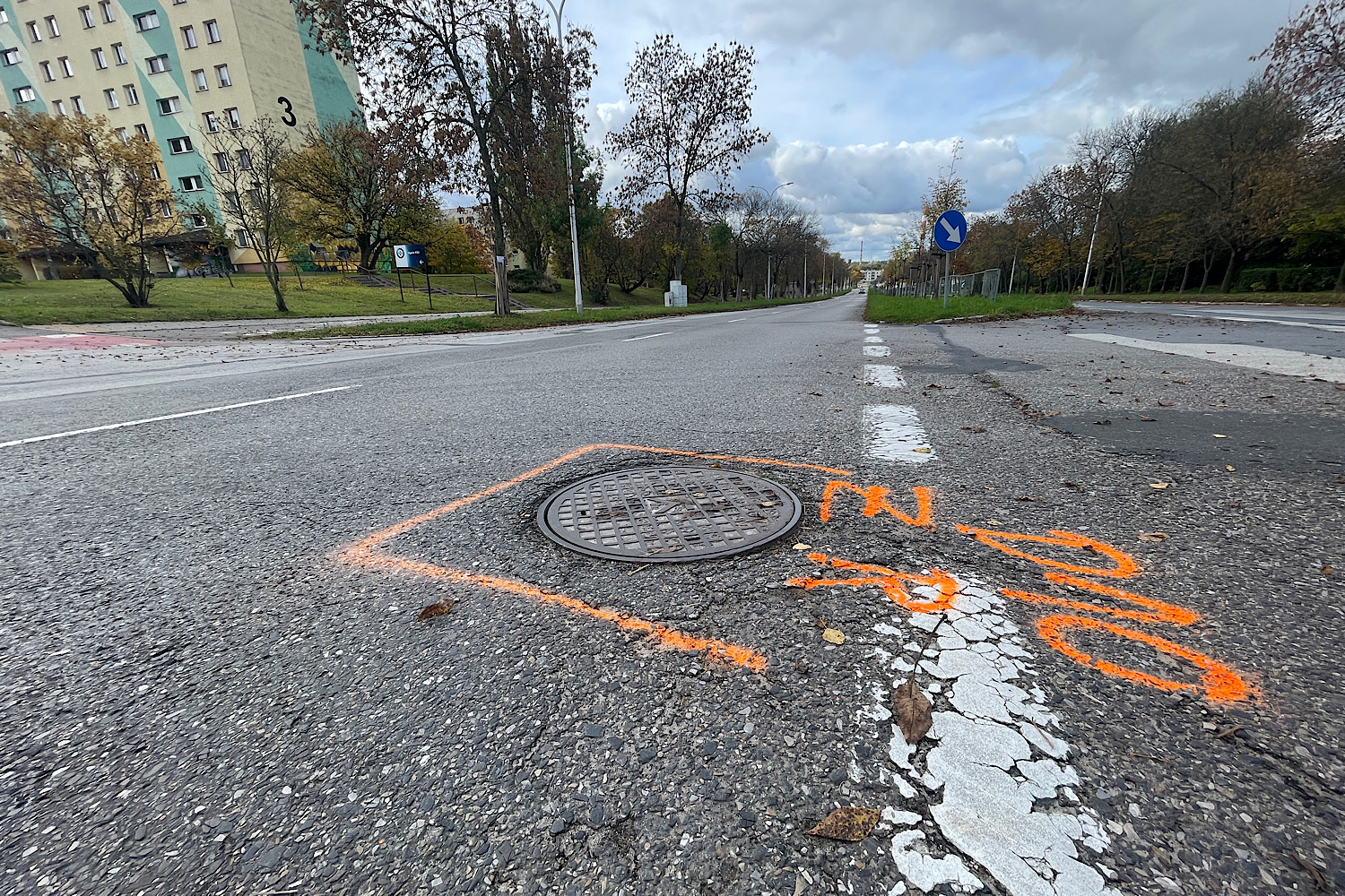 13.10.2025. Kielce. Ulica Orkana / Fot. Wiktor Taszłow - Radio Kielce 13.10.2025. Kielce. Ulica Orkana / Fot. Wiktor Taszłow - Radio Kielce