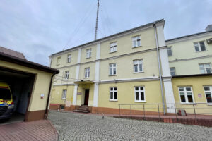 14.10.2025. Kielce. Świętokrzyskie Centrum Ratownictwa Medycznego i Transportu Sanitarnego przy ul. Św. Leonarda w Kielcach / Fot. Wiktor Taszłow - Radio Kielce