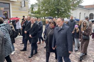 12.102.2025. Sandomierz. Uroczystości religijne ku czci bł. Wincentego Kadłubka / Fot. Grażyna Szlęzak-Wójcik - Radio Kielce