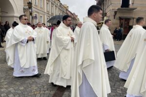 12.102.2025. Sandomierz. Uroczystości religijne ku czci bł. Wincentego Kadłubka / Fot. Grażyna Szlęzak-Wójcik - Radio Kielce